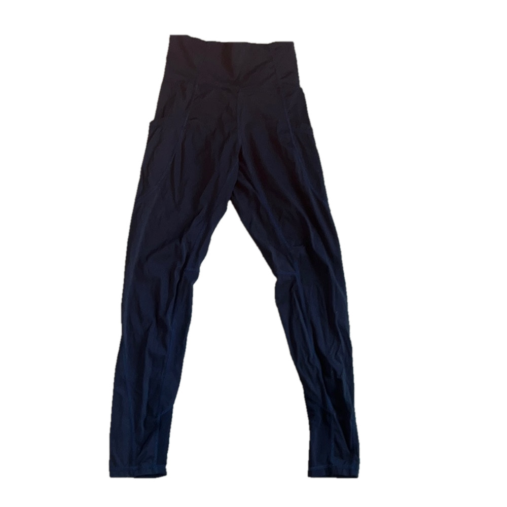 p’tula Black High-Waisted athletic sporty Leggings - Picture 2 of 12